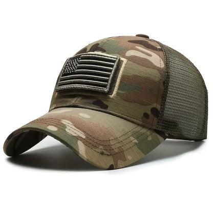 American Flag Camo Adjustable Hat American Flag Camo Adjustable Hat | GA Wovany Light Green 