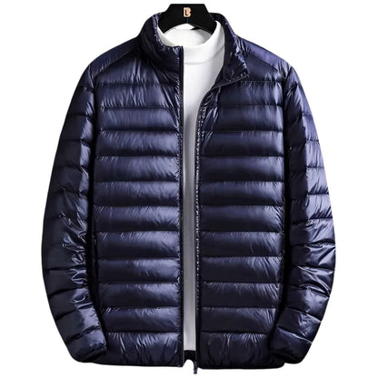 Comfortable Puffer Jacket Comfortable Puffer Jacket | GA Wovany Blue S 