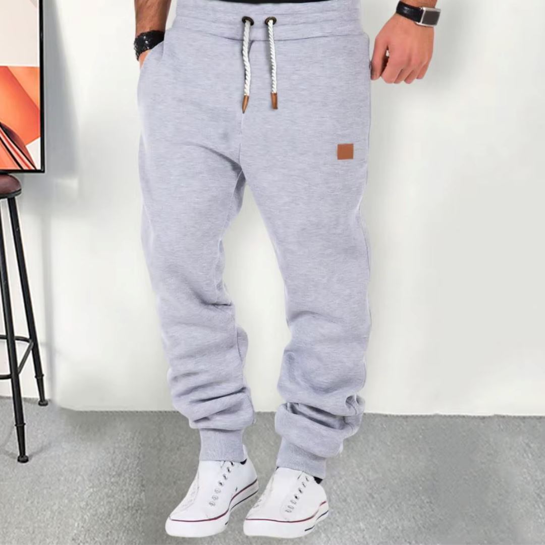 Men's Solid Color Drawstring Waist Sweatpants Men's Solid Color Drawstring Waist Sweatpants Wovany 