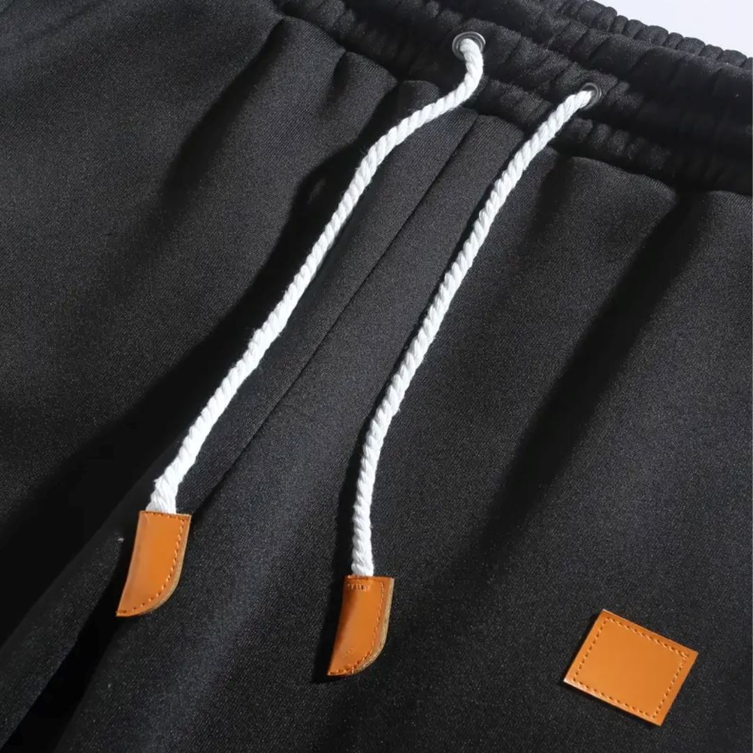 Men's Solid Color Drawstring Waist Sweatpants Men's Solid Color Drawstring Waist Sweatpants Wovany 