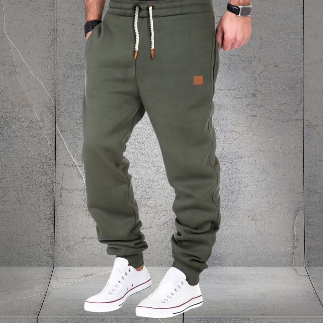 Men's Solid Color Drawstring Waist Sweatpants Men's Solid Color Drawstring Waist Sweatpants Wovany 