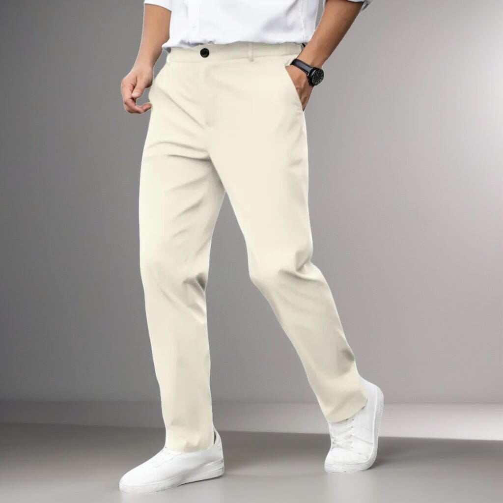 Polyester Men's Dress Pants Casual Long Trousers Polyester Men's Dress Pants Casual Long Trousers | GA Wovany 