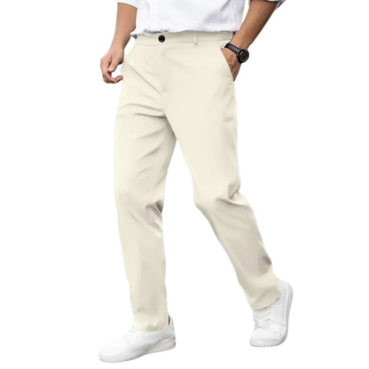 Polyester Men's Dress Pants Casual Long Trousers Polyester Men's Dress Pants Casual Long Trousers | GA Wovany 